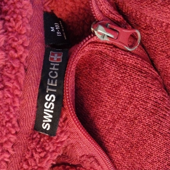 Swiss Tech Zip Sherpa Lined Fleece Jacket - Picture 4 of 4